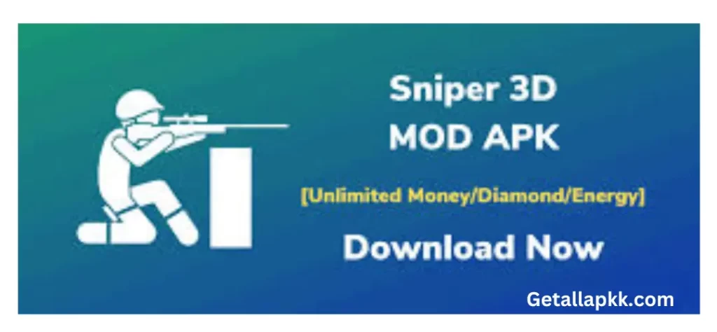 unlimited money,coins and diamond in sniper 3d mod apk