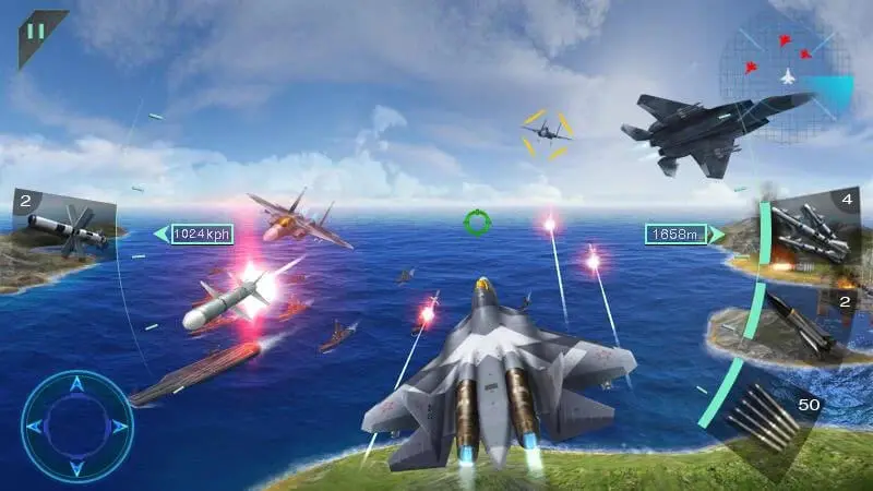 sky fighter 3d mod apk unlimited money